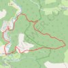 Trace GPS Sentier de Broussous, itinéraire, parcours