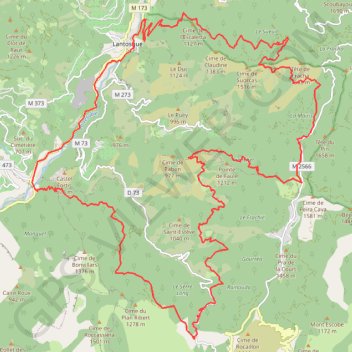 Trace GPS Lantosque - Suorcas - Peira Cava - Beasse - Col de la Porte - Suquet, itinéraire, parcours
