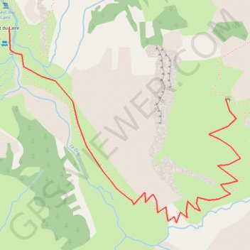 Trace GPS Cabane de la barre, itinéraire, parcours