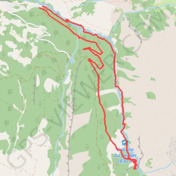 Trace GPS Cascade de Razis, itinéraire, parcours