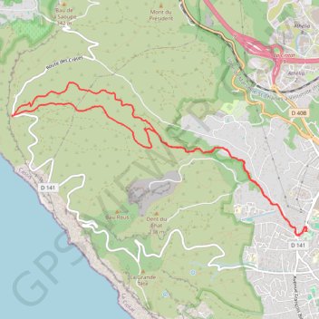 Trace GPS Vallat des Brusquières, itinéraire, parcours