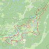 Trace GPS Haut Saône, itinéraire, parcours