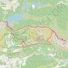 Trace GPS La Croix de Provence depuis le barrage de Bimont, le sentier Imoucha, itinéraire, parcours
