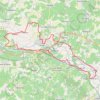 Trace GPS Boucle à Jarnac, itinéraire, parcours