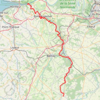 Trace GPS GR®224 Bois Arnault - Berville sur mer, itinéraire, parcours