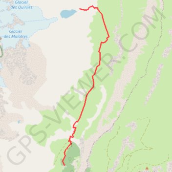 Trace GPS Les grandes rousses - Lac des Quirlies, itinéraire, parcours