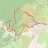 Trace GPS Lac-Bleu depuis Méribel-Altiport, itinéraire, parcours