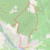 Trace GPS Autour de Saint-Martin-d'Ardèche, itinéraire, parcours