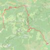 Trace GPS Carcasses - Tuchan (Tour des châteaux du Pays Cathare), itinéraire, parcours