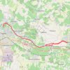 Trace GPS base Cognac Jarnac, itinéraire, parcours