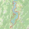 Trace GPS Lac de Vouglans sud - Maisod, itinéraire, parcours