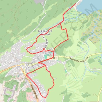 Trace GPS Le Tour du Rochat - Les Rousses, itinéraire, parcours