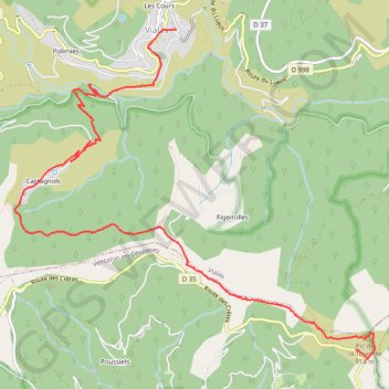 Trace GPS Clerguemort - Vialas, itinéraire, parcours