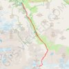 Trace GPS Breche Cordier couloir Est (Ecrins), itinéraire, parcours
