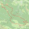 Trace GPS Casque du Lhéris, itinéraire, parcours