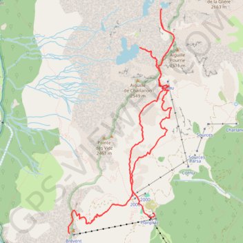 Trace GPS Boucle Brévent, itinéraire, parcours