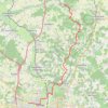 Trace GPS Chemin de Tours (de La Fredière à Saintes), itinéraire, parcours