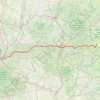 Trace GPS 1 er jour RGA 2022 Bordeaux Cheylade, itinéraire, parcours