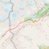 Trace GPS TMB refuge des Mottets à refuge Maison Vielle, itinéraire, parcours