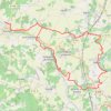 Trace GPS Boucle VTT Rouillac, itinéraire, parcours