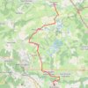 Trace GPS Pommiers-en-Forez - Montverdun, itinéraire, parcours