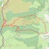 Trace GPS Pic de Toutoulia par le Col d'Harrieta depuis Urdoz, itinéraire, parcours