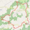 Trace GPS Autour de Mourjou, itinéraire, parcours