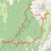 Trace GPS Col de Bellefont, itinéraire, parcours