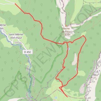 Trace GPS Grand Manti, itinéraire, parcours