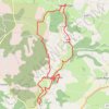 Trace GPS Boucle les Cabannes à Saint-Projet, itinéraire, parcours