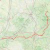 Trace GPS Aubusson à Domaine de Salgues, itinéraire, parcours