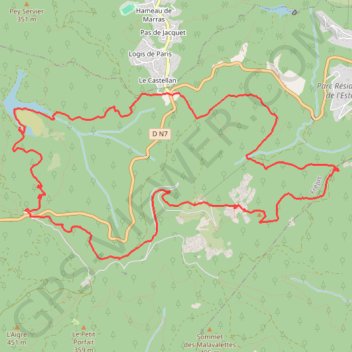 Trace GPS Le Mont Vinaigre, itinéraire, parcours
