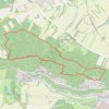 Trace GPS Petite boucle du Rocher de Saulx, itinéraire, parcours