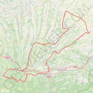 Trace GPS Trace Balade dans les Baronnies des Pyrénées !, itinéraire, parcours