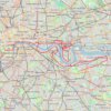 Trace GPS London Marathon, itinéraire, parcours