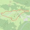 Trace GPS Le plateau du Benou en raquettes, itinéraire, parcours