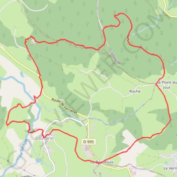 Trace GPS Rocher Saint-Vincent et Roc des Gabelous, itinéraire, parcours
