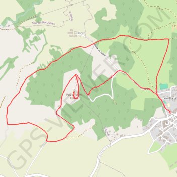 Trace GPS Le Puy d'Ysson, itinéraire, parcours