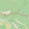 Trace GPS GRR2 Du gîte de la Roche Écrite à Dos-d'Âne, itinéraire, parcours