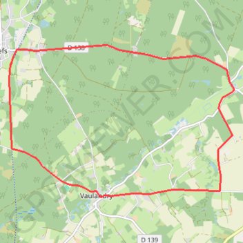 Trace GPS Boucle à vélo depuis Clefs, itinéraire, parcours