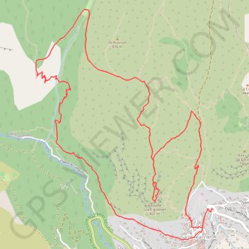 Trace GPS Le Baou de Saint-Jeannet, itinéraire, parcours