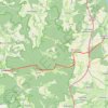 Trace GPS Sentier Vosges-Pyrénées - De Noidant-le-Rocheux à Auberive, itinéraire, parcours