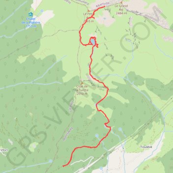 Trace GPS 2021-10-12 16:54:34, itinéraire, parcours