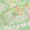 Trace GPS Mons Héric Douch Caroux Colombières, itinéraire, parcours