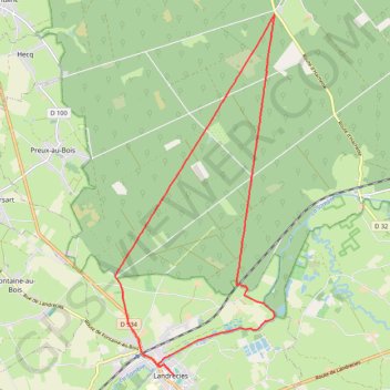 Trace GPS Landrecies VTT, itinéraire, parcours
