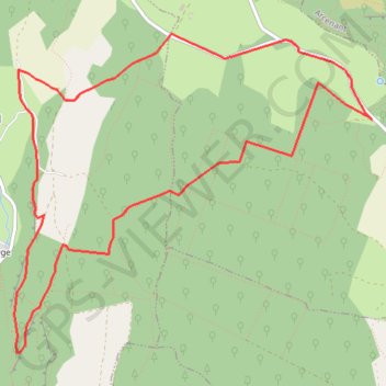 Trace GPS Falaises de Bouilland, itinéraire, parcours