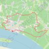 Trace GPS 🚴 Trace ,boucle de Bourg sur Gironde, itinéraire, parcours