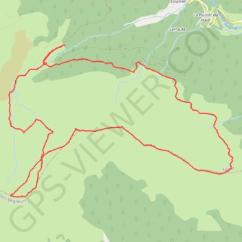 Trace GPS 853 Cap de la Dosse, itinéraire, parcours