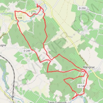 Trace GPS Marignac - Avy - 1504 - UtagawaVTT.com, itinéraire, parcours