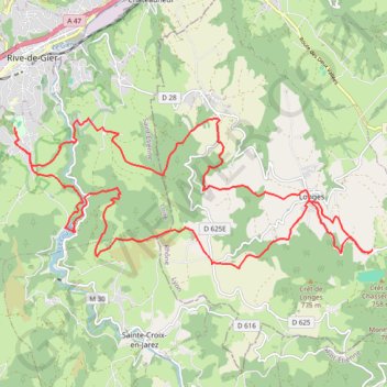 Trace GPS La Castelneuvienne, itinéraire, parcours
